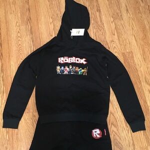 Roblox Black Kids Hoodie & Sweatpants